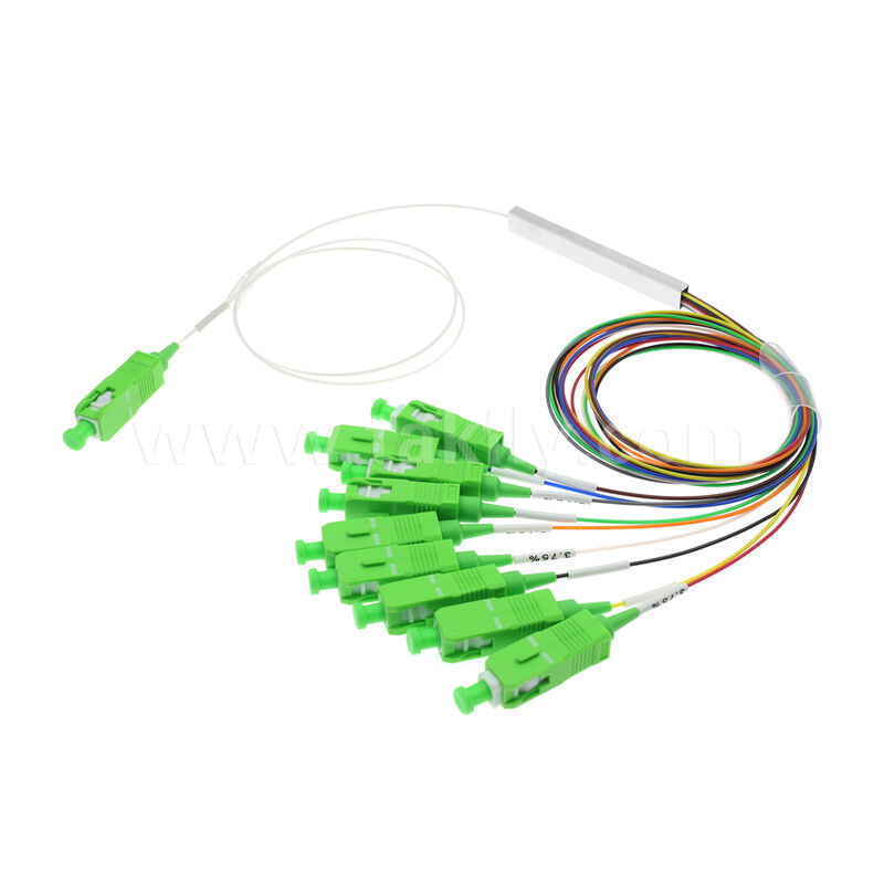 FTTH/FTTX Optik Dağıtım Ağları için 0,9 mm Fiberli 1×9 Kanallı PLC Ayırıcı
