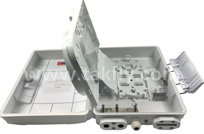 FTKS-1805-16K-24E-24H Çin'den FTTx İletişim Ağı Binası için 24 portlu Fiber Sonlandırma Kutusu