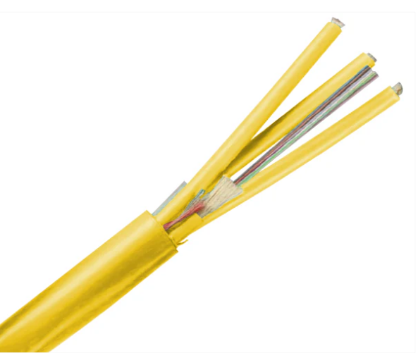 Mini Optik Kablolar 2 ila 144 çekirdek, küçük çaplı, metal olmayan, LSZH/PVC tabaka