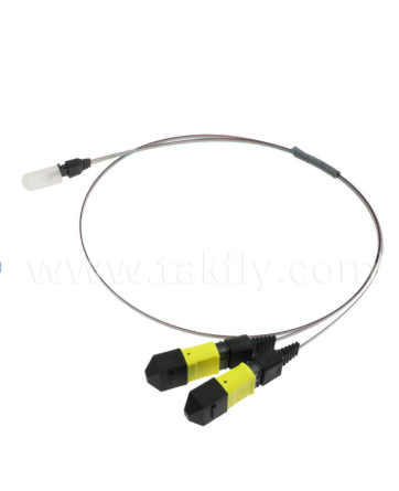 MTP-16CH-FA Fiber Dizi Düzeneği - Yüksek Hızlı Optik Alıcı-Vericiler ve CPO/Veri Merkezi Uygulamaları için 16 Kanallı V-Groove Fiber Dizisine MTP Konektörü, Düşük Ekleme Kaybı