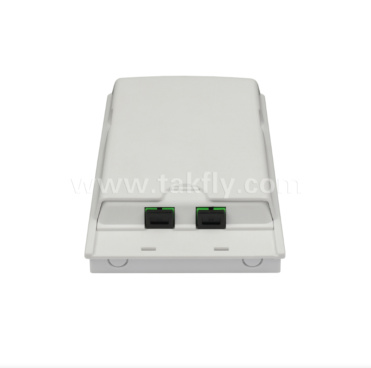 TKS-1806-02F Fiber Duvar Prizi – FTTx Ağları için Besleyici Kablo Sonlandırma Noktası