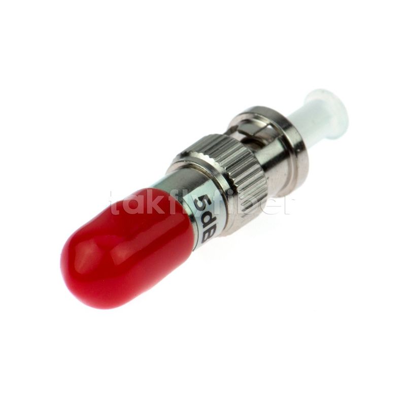 SM Düşük Kayıplı Fiber Optic Attenuator 1-30dB ST UPC APC Optik Sinyal Azaltımı için Erkekten Kadına