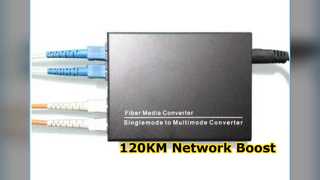 Ağ Mesafesini Uzatın 120km Fiber Dönüştürücü