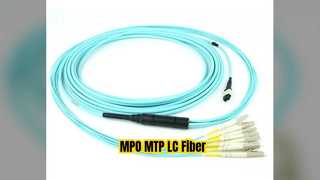 MPO MTP LC Breakout Fiber Optik Yama Kablosu