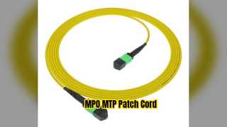 MPO MTP Patch Cord Yüksek Hızlı Veri Merkezi